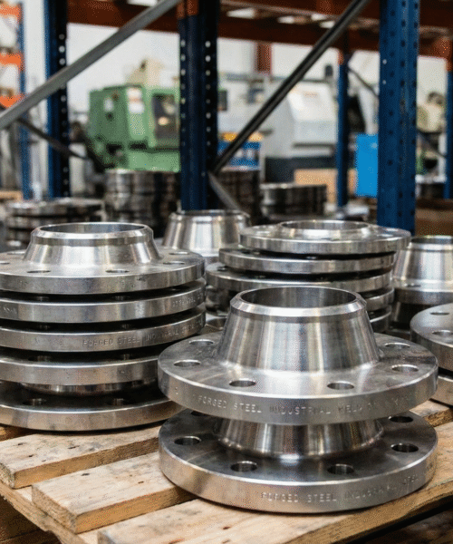 Stainless Steel Flange Inspection at Mcneil Alloys UAE